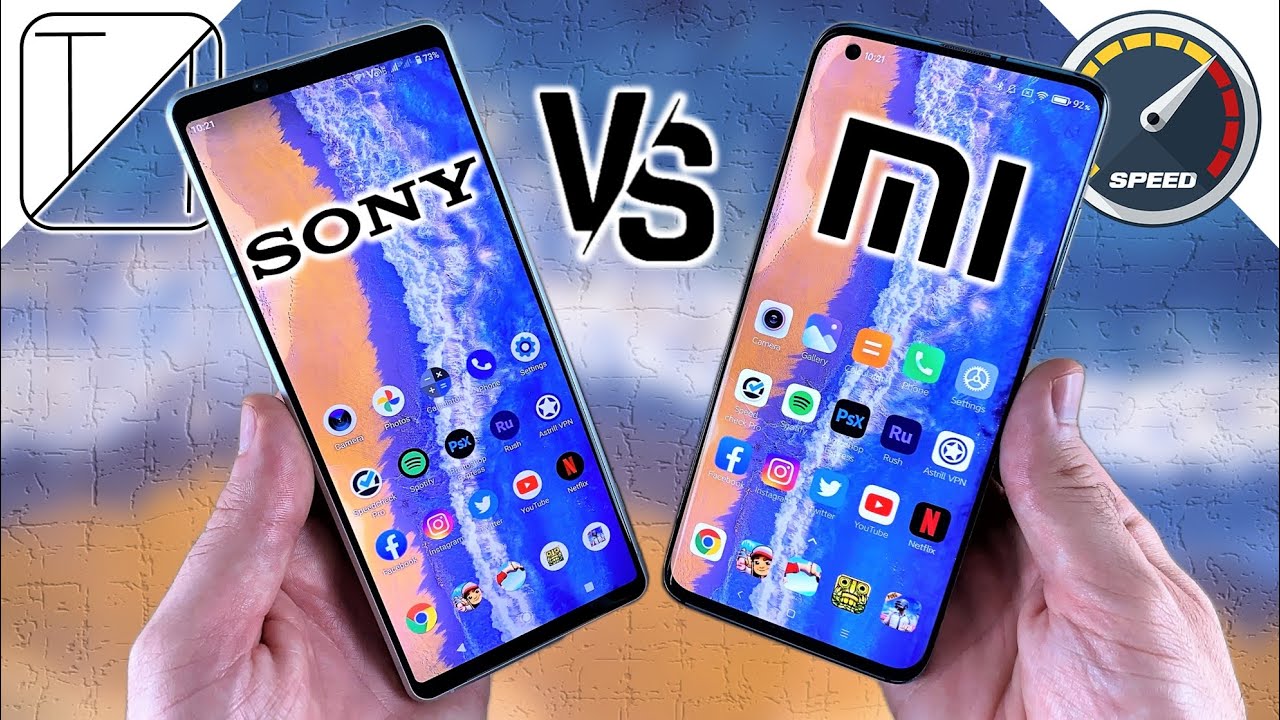 Sony Xperia 1 II vs Xiaomi Mi 10 Pro Speed Test