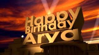 Happy Birthday Arya