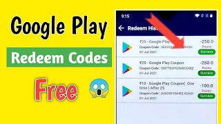 Google Play Redeem Code Free । Dream11 Coupon code । Free Fire Redeem Code ।