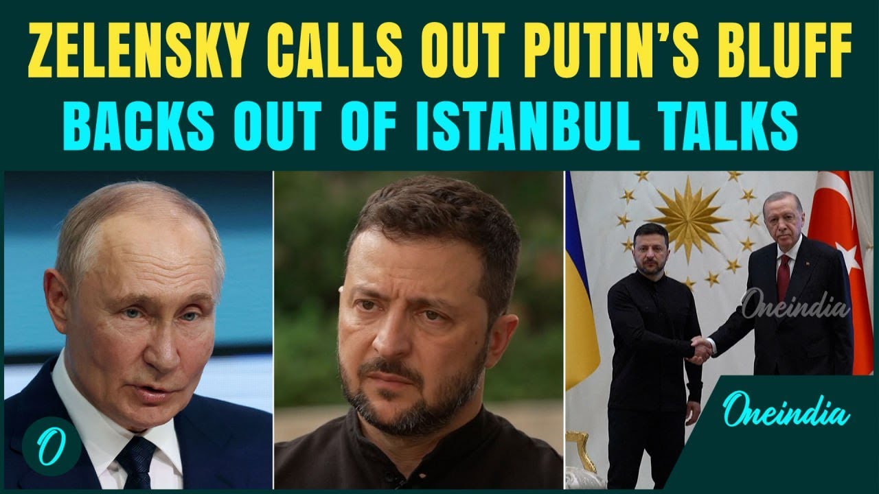 Zelensky Refuses to Meet Putin’s Delegation in Istanbul: Zelensky Bows Out After Erdogan Meeting