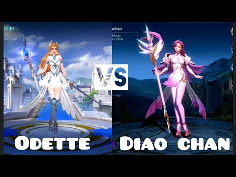 Odette Vs Diao chan, Mobile Legends Vs Arena of Valor , please like and subscribe 😍😁.