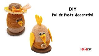 DIY Pui de Paște decorativi 