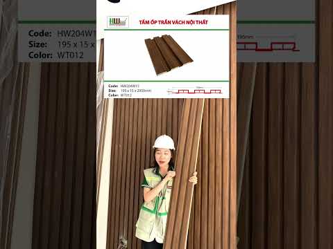   Tấm ốp sóng nội thất quốc dân HWOOD! Cốt trắng siêu chất lượng