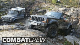 Каменоломня: Cherokee, Wrangler, Defender, Буханка и Нива.
