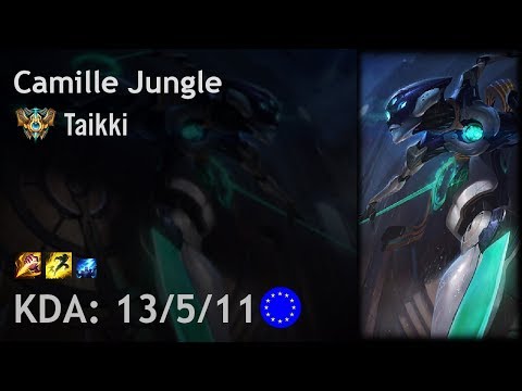 Camille Jungle vs Kayn - Taikki - EUW Challenger Patch 7.15
