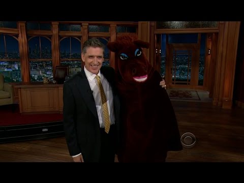 Late Late Show with Craig Ferguson 1/9/2013 Steven Wright, Génesis Rodríguez