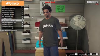 Grand Theft Auto V #263: Story Mode Buying All Clothes for Franklin
