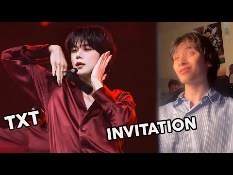 NEW K-POP FAN REACTS TO TXT INVITATION COVER FOR THE FIRST TIME