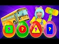The Wheels On The Bus Song Surprise Eggs Tigi Boo Nursery Rhymes Kids Songs