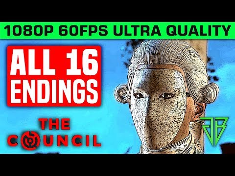 THE COUNCIL Episode 5: Checkmate All Endings - 1080p 60fps Ultra Settings