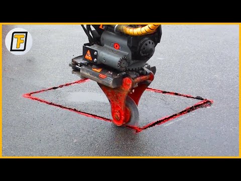 This CUTS ROADS LIKE PIZZA ! – Fascinating Road Machines You’ve Never Seen Before