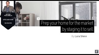 Prep Your Home to Sell by Staging it - NJ Real Estate Staging Tips
