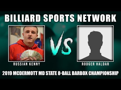 Match 12 Russian Kenny vs Rodger Haldar - 2019 McDermott MD State 8-Ball Barbox Championship