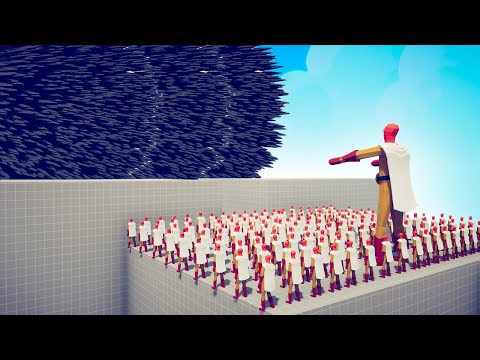 CAN 100x SAITAMA + GIANT CROSS THE BRIDGE? - TABS | Totally Accurate Battle Simulator 2023