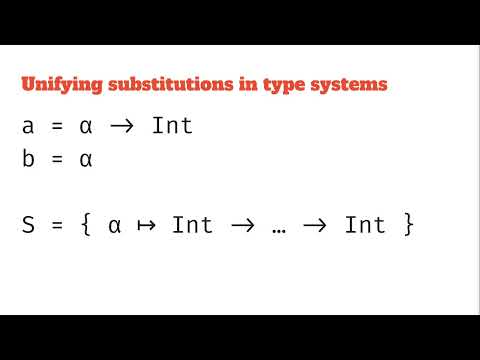 Applying unification to type systems
