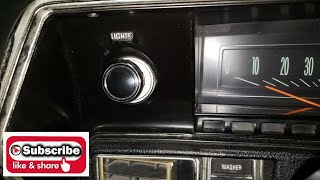 How to replace the headlight switch on a 70 Chevelle (similar with other GM vehicles)