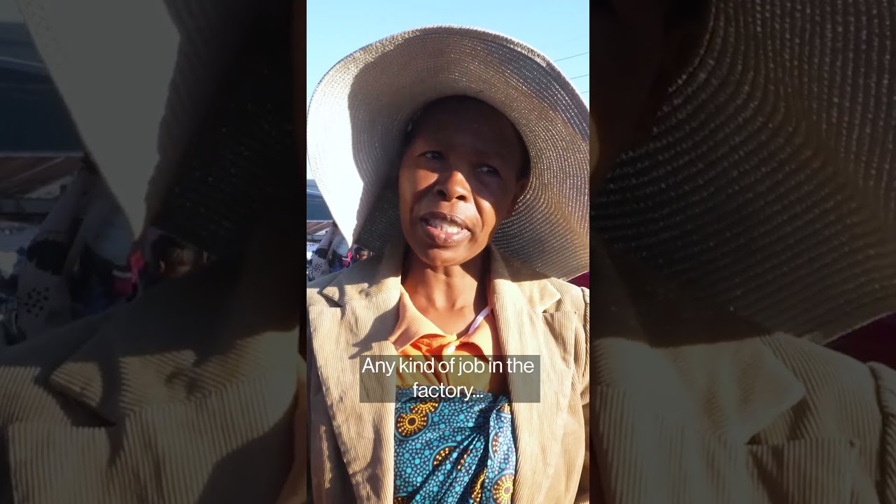 Trump’s tariffs hit Lesotho, Africa’s “denim capital” #shorts #lesotho #trump #tariffs #textile