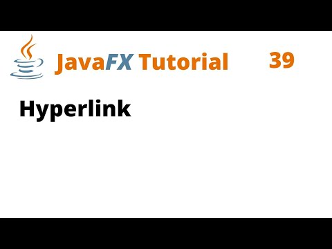 JavaFX Tutorial 39 - Hyperlink