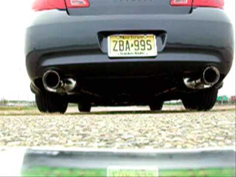 2009 Infiniti G37S Sedan RWD 7AT Tanabe Medalion Exhaust Tanabe NF210 Lowering Springs