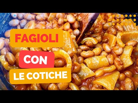 Ricetta Fagioli con le Cotiche alla Romana - Secondo Piatto della Tradizione Contadina Italiana