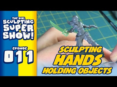 Mini Sculpting Super Show 011 - Sculpting Hands Holding Objects