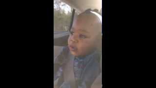 2 Year Old Singing Frankie Beverly & Maze  (Running Away)