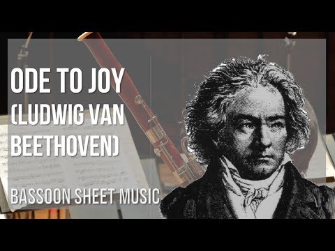 Bassoon Sheet Music: How to play Ode to Joy by Ludwig van Beethoven