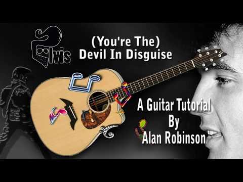 (You're The) Devil In Disguise - Elvis - Acoustic Guitar lesson (easy-ish)