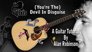 (You're The) Devil In Disguise - Elvis - Acoustic Guitar lesson (easy-ish)