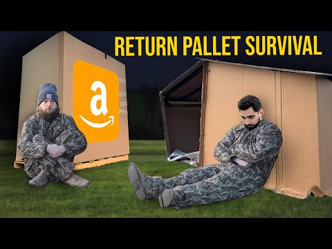 1v1 Amazon Return Pallet Overnight Camping Challenge