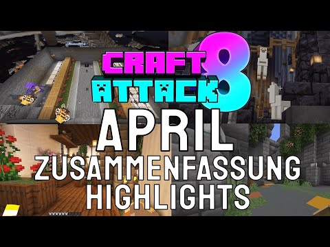 Craft Attack 8 Komplette APRIL ZUSAMMENFASSUNG - Jeder Teilnehmer| Von Fan für Fans | Urutox