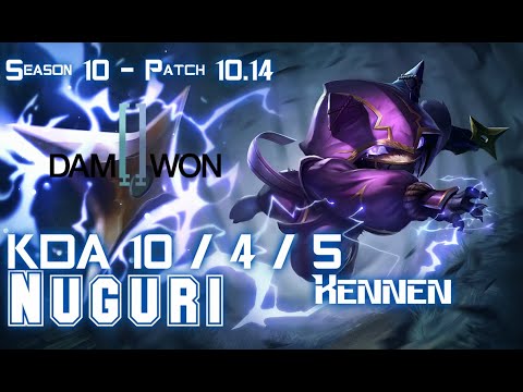 DWG Nuguri KENNEN vs JAYCE Top - Patch 10.14 KR Ranked