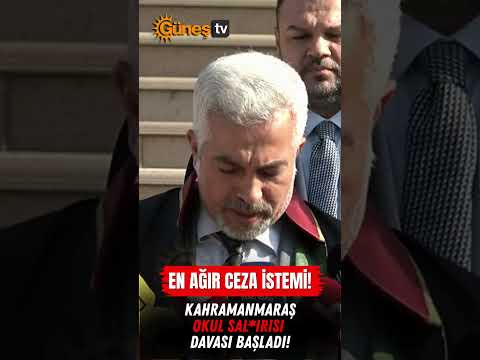 Kahramanmaraş Okul Sal*ırısı Davası Başladı! #Kahramanmaraş #Haber #SonDakika #Dava #Adalet
