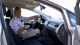 Kaaran Peter Geitelin koeajossa Volkswagen Golf Sportsvan