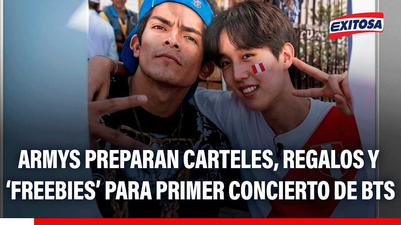 🔴🔵Fans de BTS alistan carteles y regalos para recibir a la banda de K-pop en su primer concierto