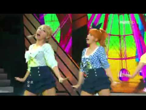 110212 Secret Shy Boy with MBLAQ GO&Joon