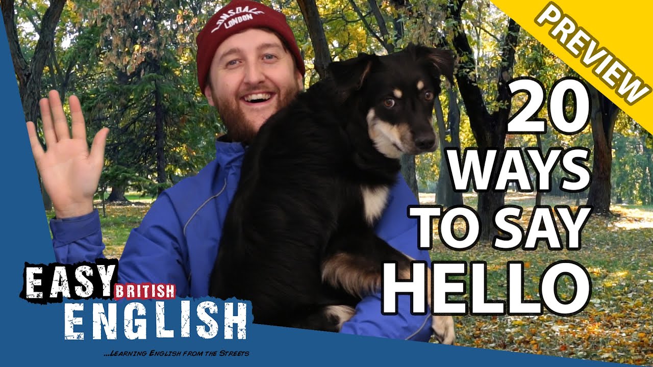 20 Ways To Say Hello In English (PREVIEW) | Easy English 56