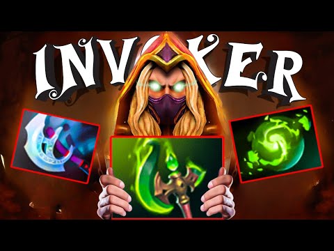 32Kills Invoker Right Click Builds Parasma + Refresher 800GPM Carry Dota 2