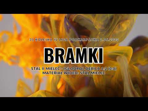 Bramki z meczu 31 kolejki Stal II Mielec - Igloopol Dębica 1:2 (0:0)