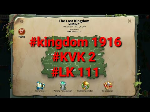 Update kvk 2  LK 111 kingdom 1916