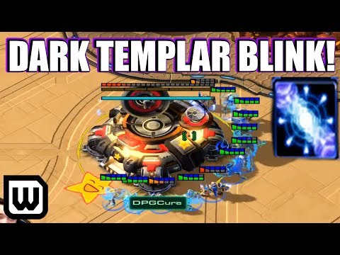 Starcraft 2: DARK TEMPLAR BLINK SNIPING?! (Cure vs Astrea)