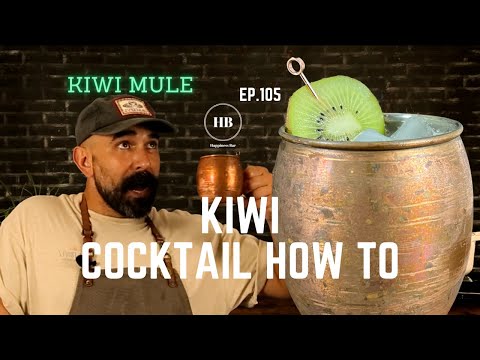 Kiwi Cocktail How To! The Kiwi Moscow Mule!