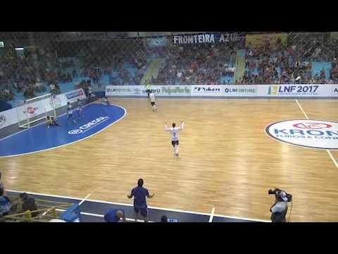 Gols da partida do Foz Cataratas Futsal contra o Guarapuva