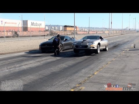 LSX NITROUS CAMARO vs NISSAN GT-R & POLICE CHASE