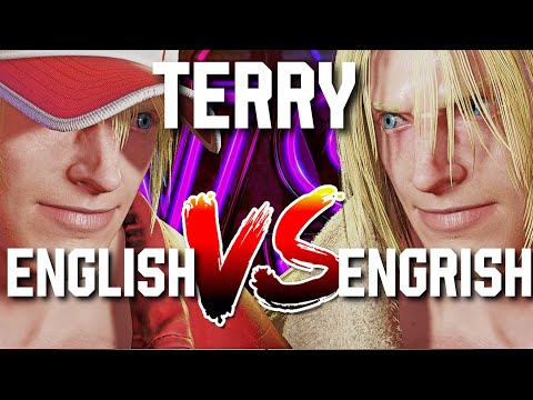 SF6: English Vs Engrish - Terry Voice Acting Comparison
