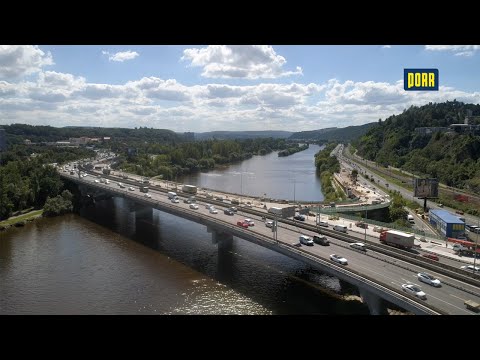 PORR Czech Republic: Reconstruction of the Barrandov Bridge – 1st stage - finishing works
