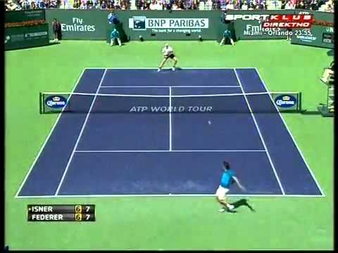 2012 Indian Wells Finals Highlights - Roger Federer vs John Isner