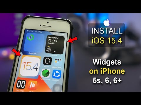 How to get iOS 15 Update on iPhone 6🔥🔥 - iOS 15 4 Widgets on iPhone 5s , 6, 6+