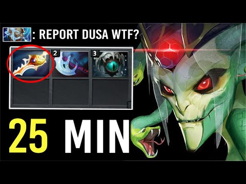 Do You Dare to Build This? WTF 25 Min Divine Rapier Fast Self Stack Farm Funny Style Medusa Dota 2