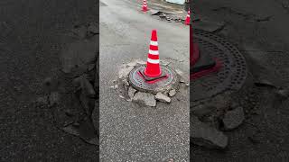 能登地震　氷見市幸町　被害状況